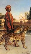 Palace Guard with Two Leopards Jean-Joseph Benjamin-Constant